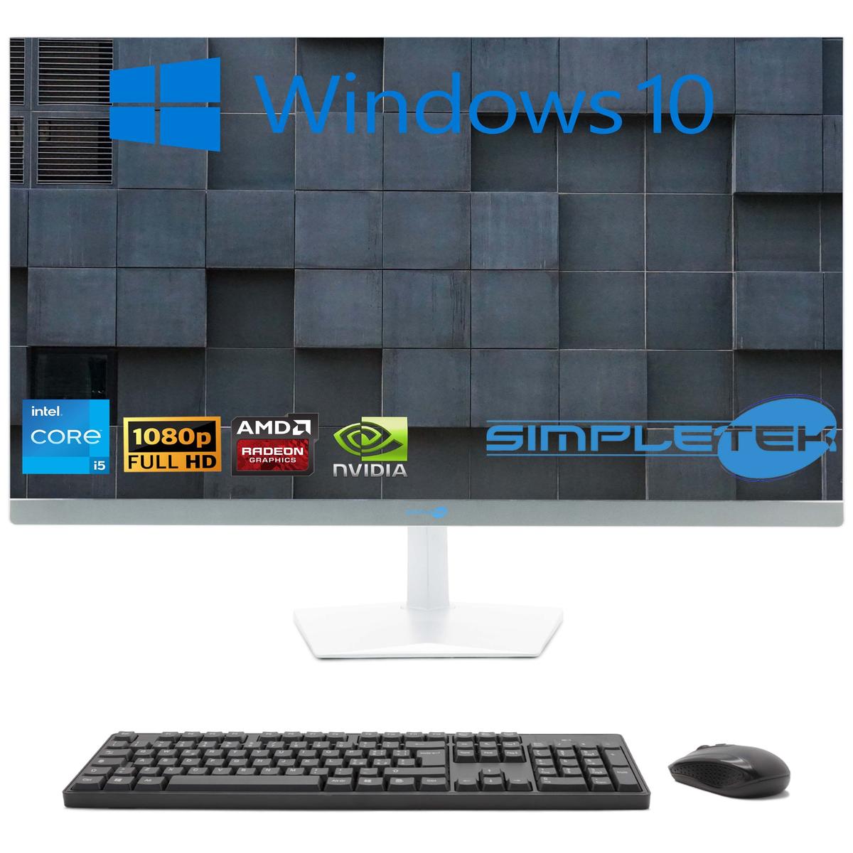 Tout en Un I5 27 " Windows 10 RAM 8 Go SSD 240 Go Ordinateur Fixe Editing Jeu - Photo 2/11