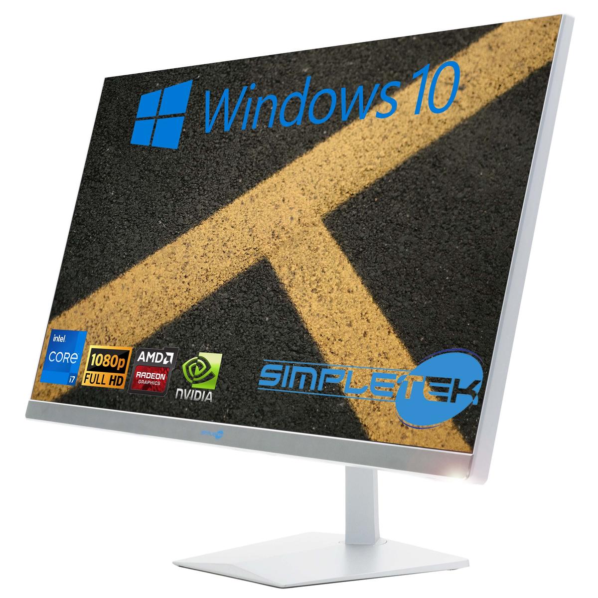 Tout en Un I7 27 " Windows 10 RAM 8 Go SSD 120 Go Ordinateur Fixe Editing Partie