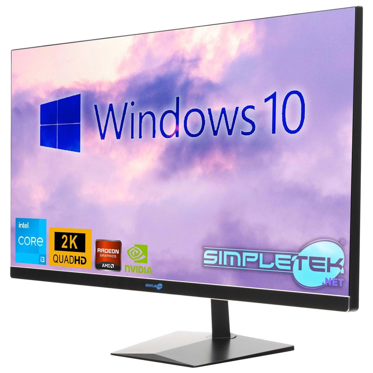 Tout en Un i3 27 " 2K Windows 10 RAM 8 Go SSD 240 Go Ordinateur PC Fixe Gaming - Photo 3/10