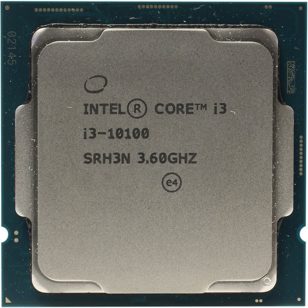 PROCESSORE CPU INTEL CORE I3 10100 LGA 1200 LGA1200 4C/8T 4.30GHZ 10° GEN SRH3N