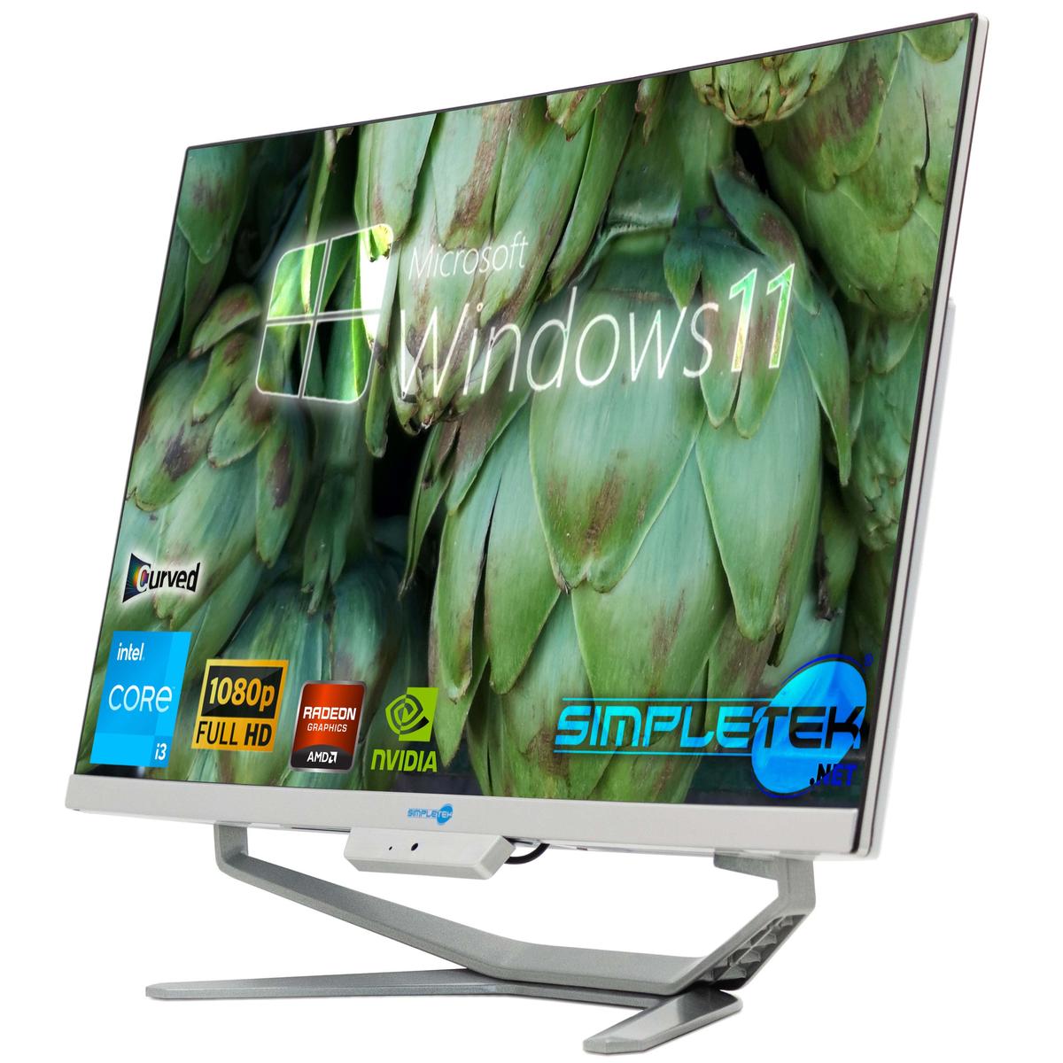 Tout En Un I3 24" Courbe Windows 11 Ram 16 Go Ssd 480 Go Pc Fixe Édition Gaming - Photo 3/9