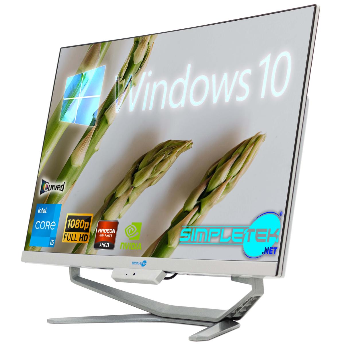 Tout en Un i5 24 " en Courbe Windows 10 RAM 8 Go SSD 120 Go Ordinateur de Bureau - Photo 3/9