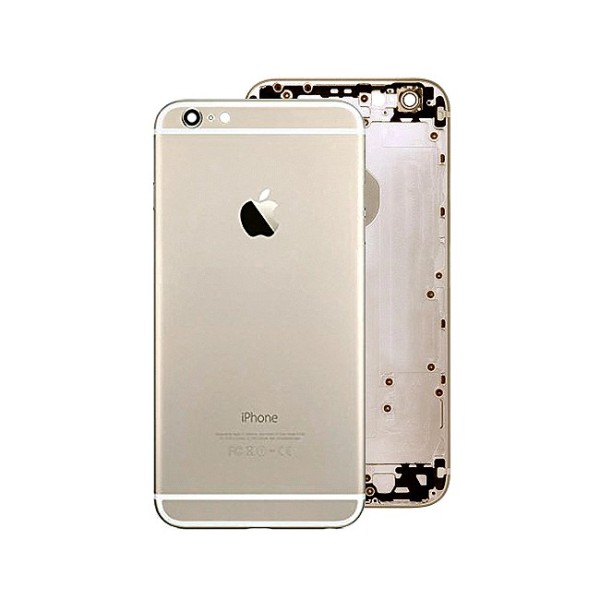 CHASSIS BODY BACK COVER CASE RICAMBIO PER IPHONE 6 GOLD ORO 100% QUALITA'