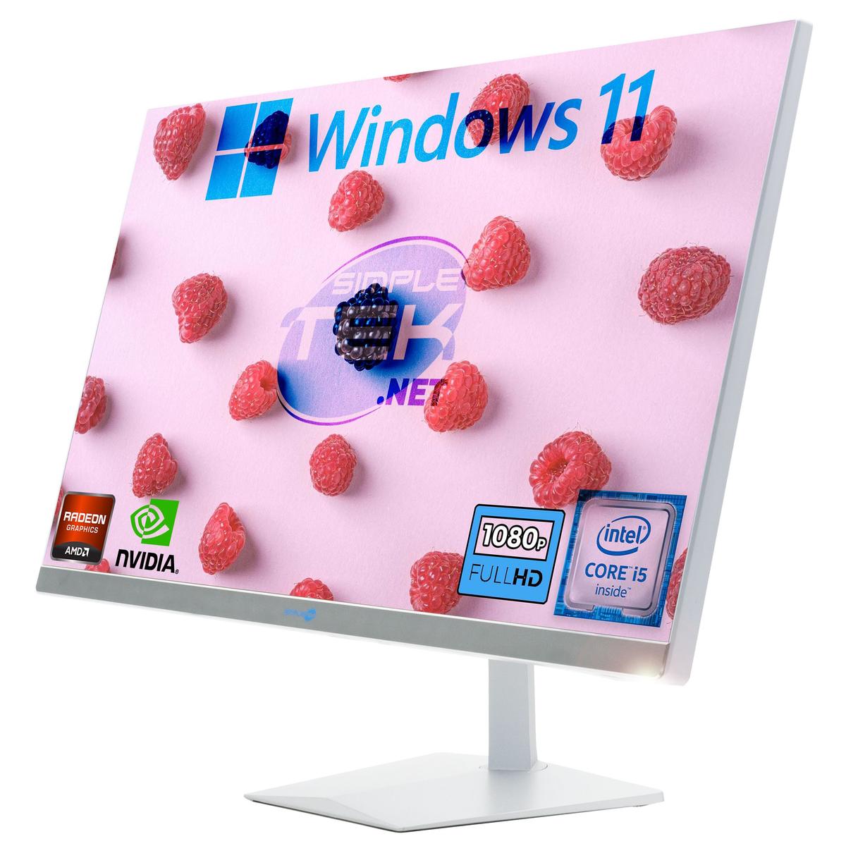 All IN One i5 27 " FHD Win 11 RAM 8GB SSD 120GB Desktop Computer Gaming Editing - Picture 4 of 11