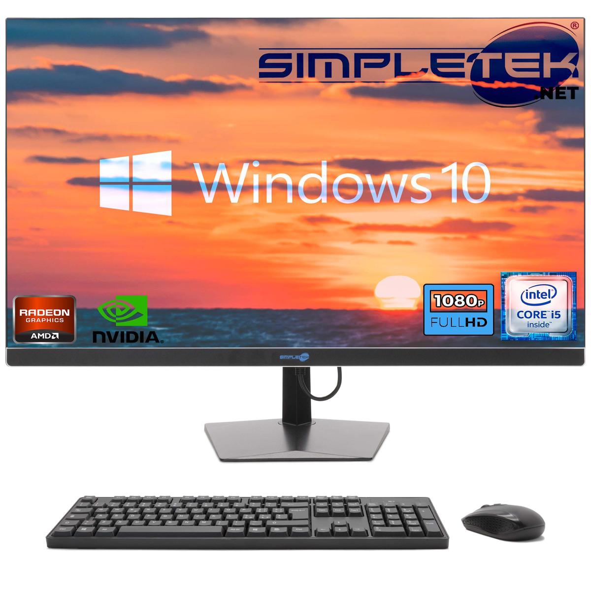All IN One i5 27 " FHD Win 10 RAM 16 GB SSD 480 Desktop Computer Gaming Editing