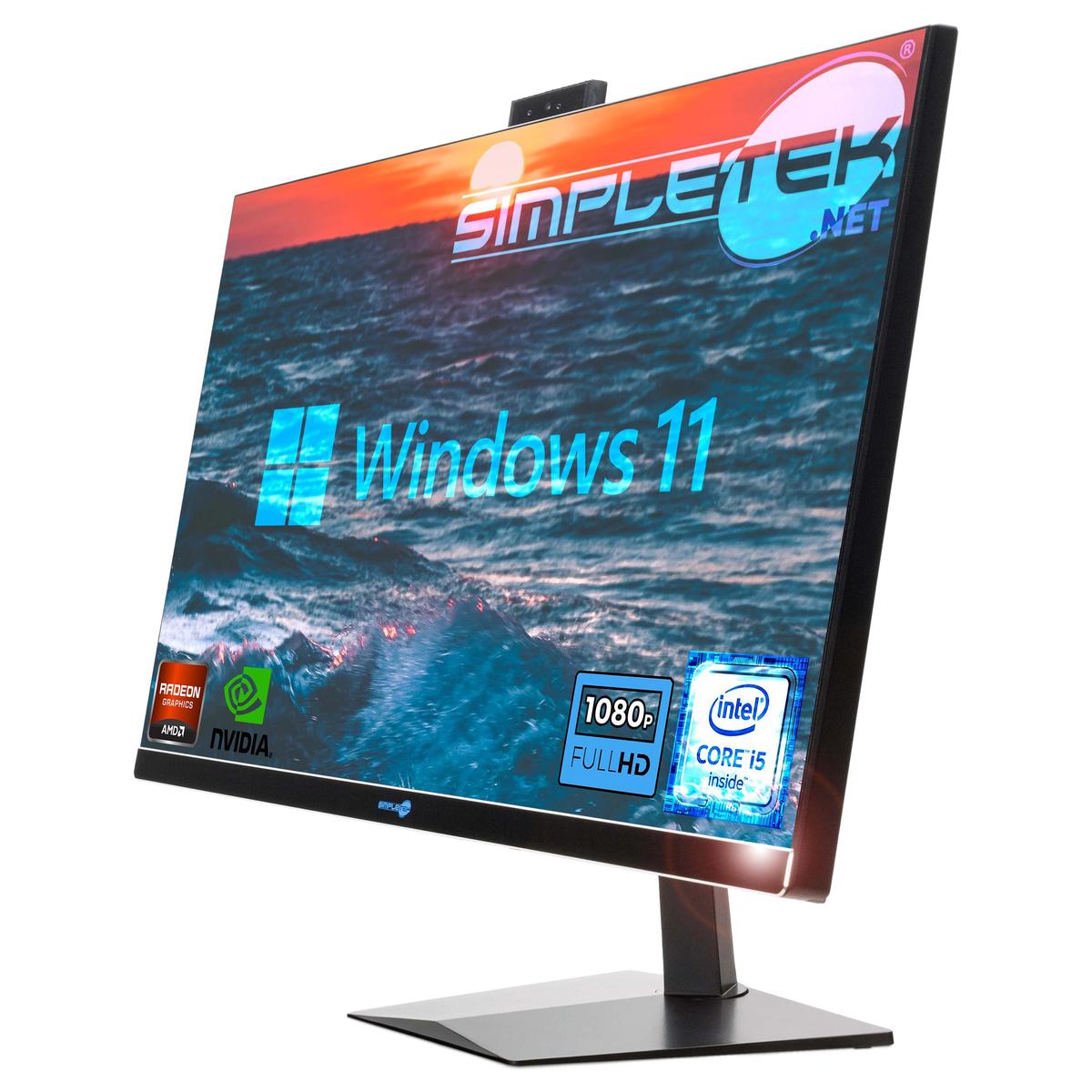 All IN One i5 27 " FHD Win 11 RAM 8 GB SSD 240 Desktop Computer Gaming Editing - Picture 2 of 11