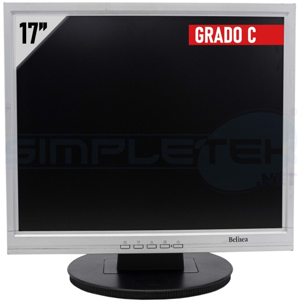 BELINEA 1730 S1 SCHERMO MONITOR LCD DISPLAY 17" 4:3 5:4 VGA MULTIMEDIALE PC