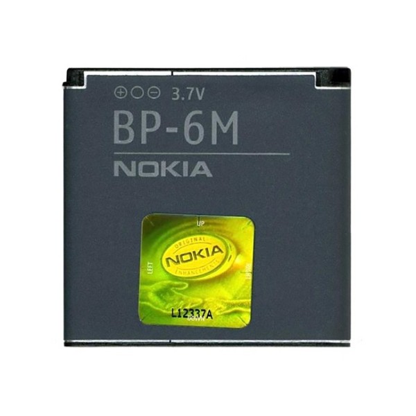 BATTERIA ORIGINALE NOKIA BP-6M 3250 6110N 6151 6234 6280 6288 9300 N73 N77 N91 N93