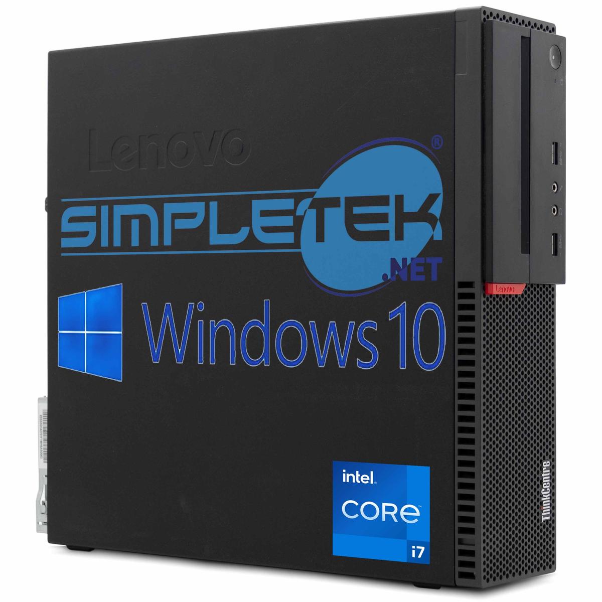 Computer Lenovo Thinkcentre M800 SFF i7 Win 10 RAM 16GB SSD 480GB Serial