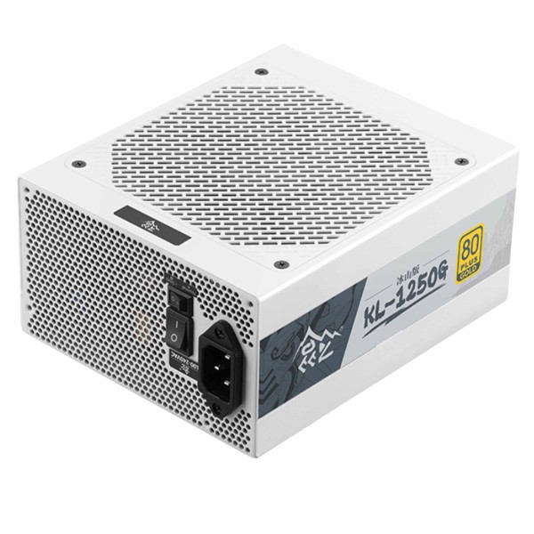 ALIMENTATORE ATX FULL MODULARE 1250W 80+ GOLD BIANCO GAMING RTX GTX SCHEDA VIDEO