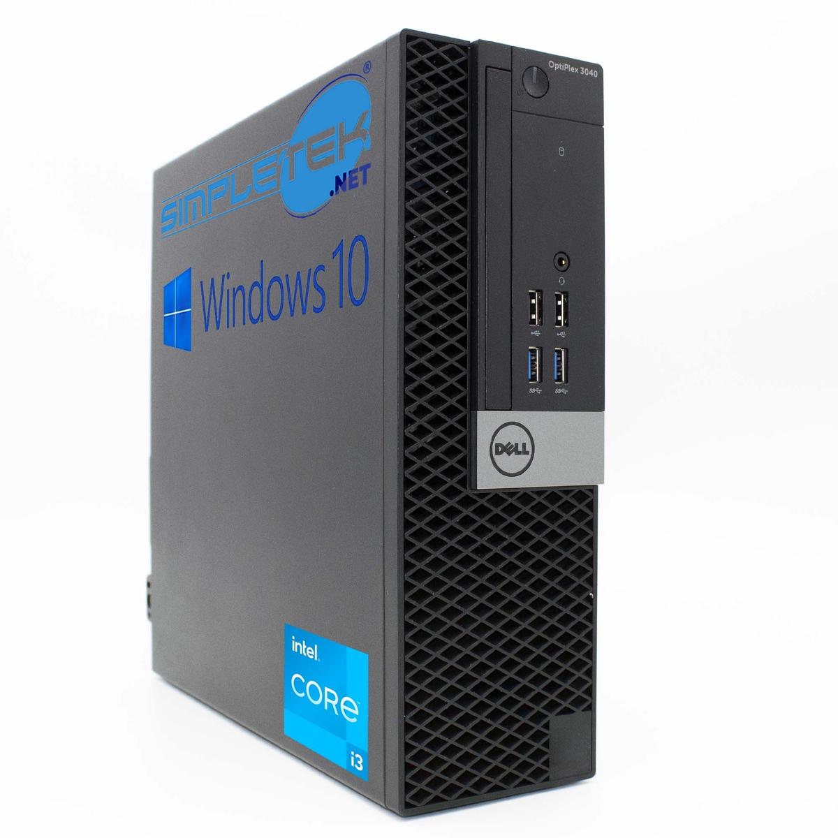 Dell OptiPlex 3040 SFF i3 6100 16GB 240GB 2GPU WINDOWS10 Desktop Computer - HDMI