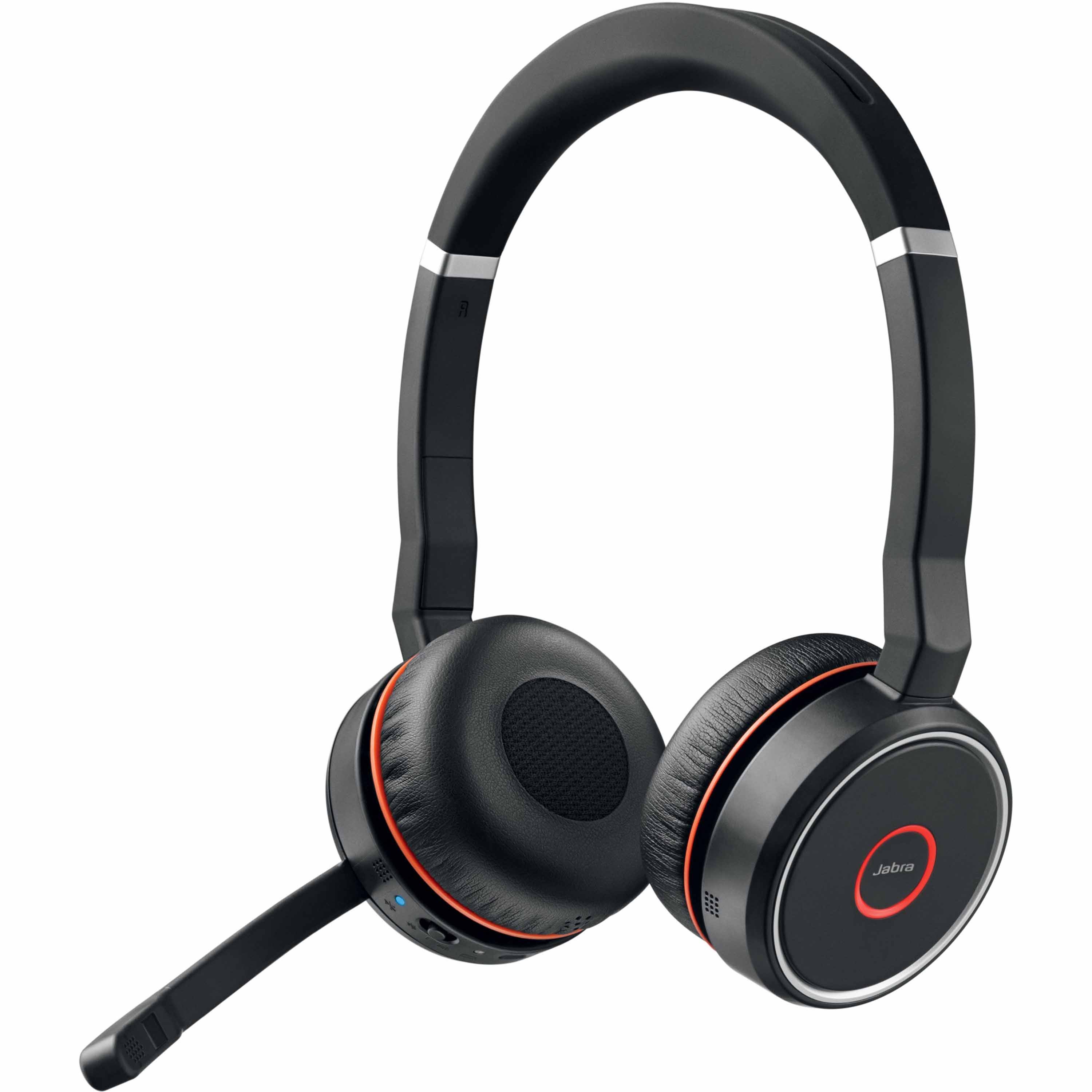 JABRA EVOLVE 75 HSC040W Bluetooth Stereo Headphones Wireless