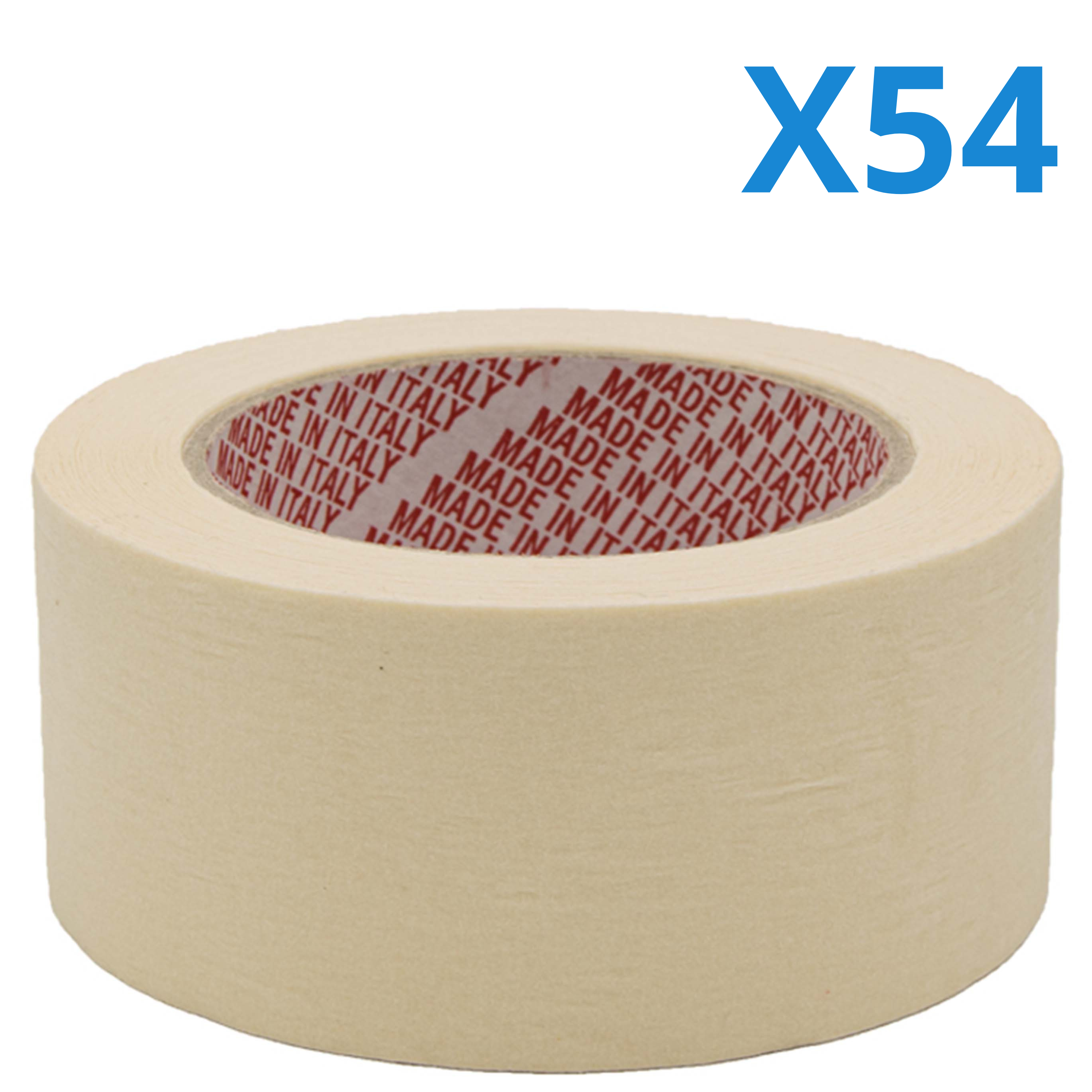 54 X ventes exceptionnelles Tape Adhesive Of Paper Carton Roll 50mm X 50mt Masking Body Shop