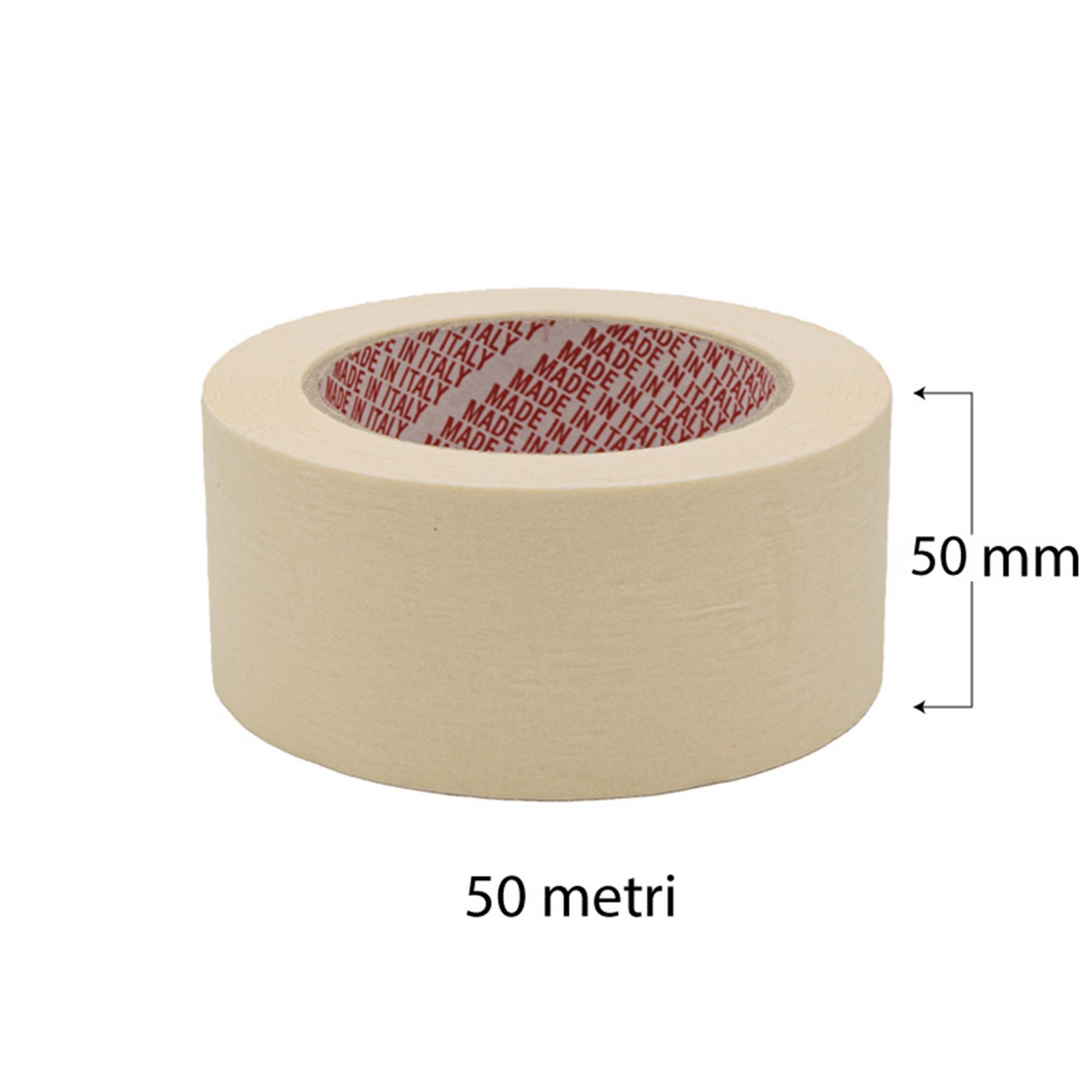 54 X ventes exceptionnelles Tape Adhesive Of Paper Carton Roll 50mm X 50mt Masking Body Shop