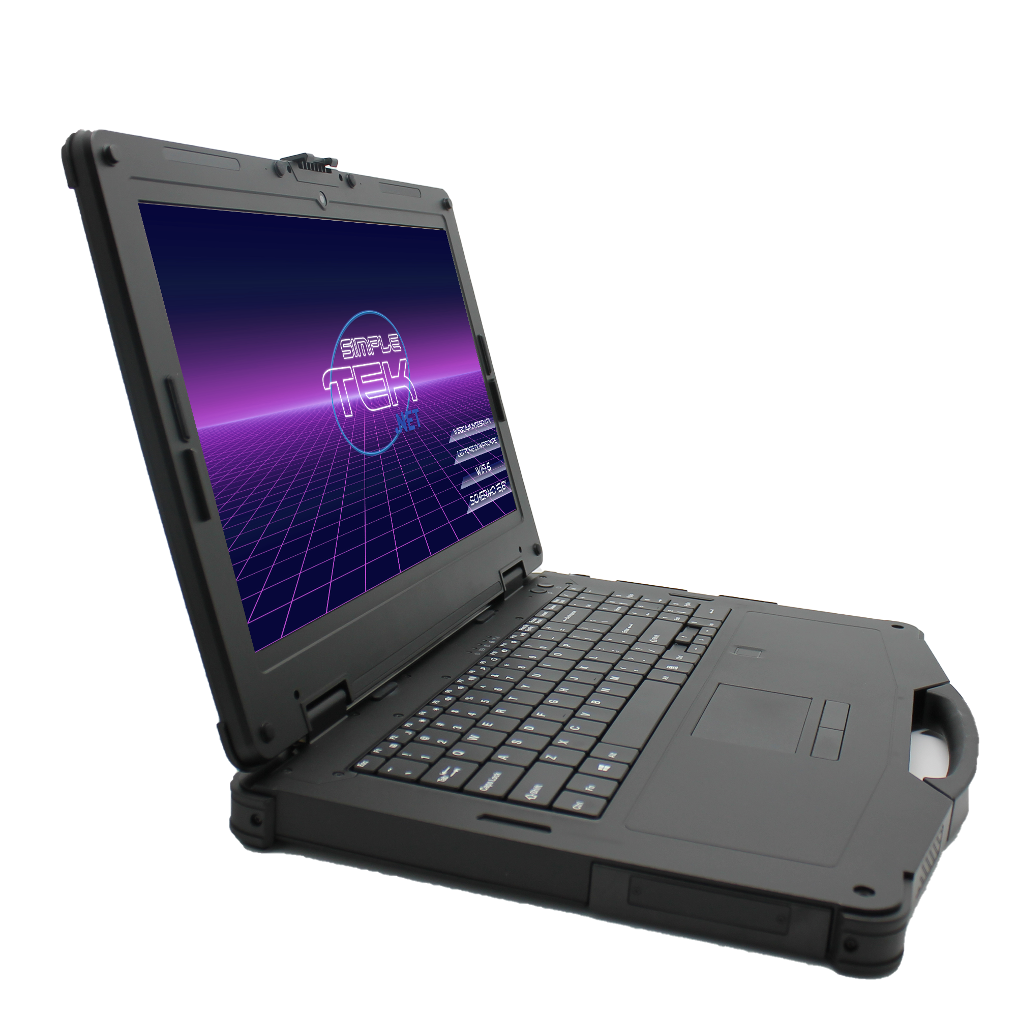 Notebook Rugged 15 " 32GB 240GB i7-1165G7 Windows 10 Profi Computer IP65 RS232 - Bild 1 von 9