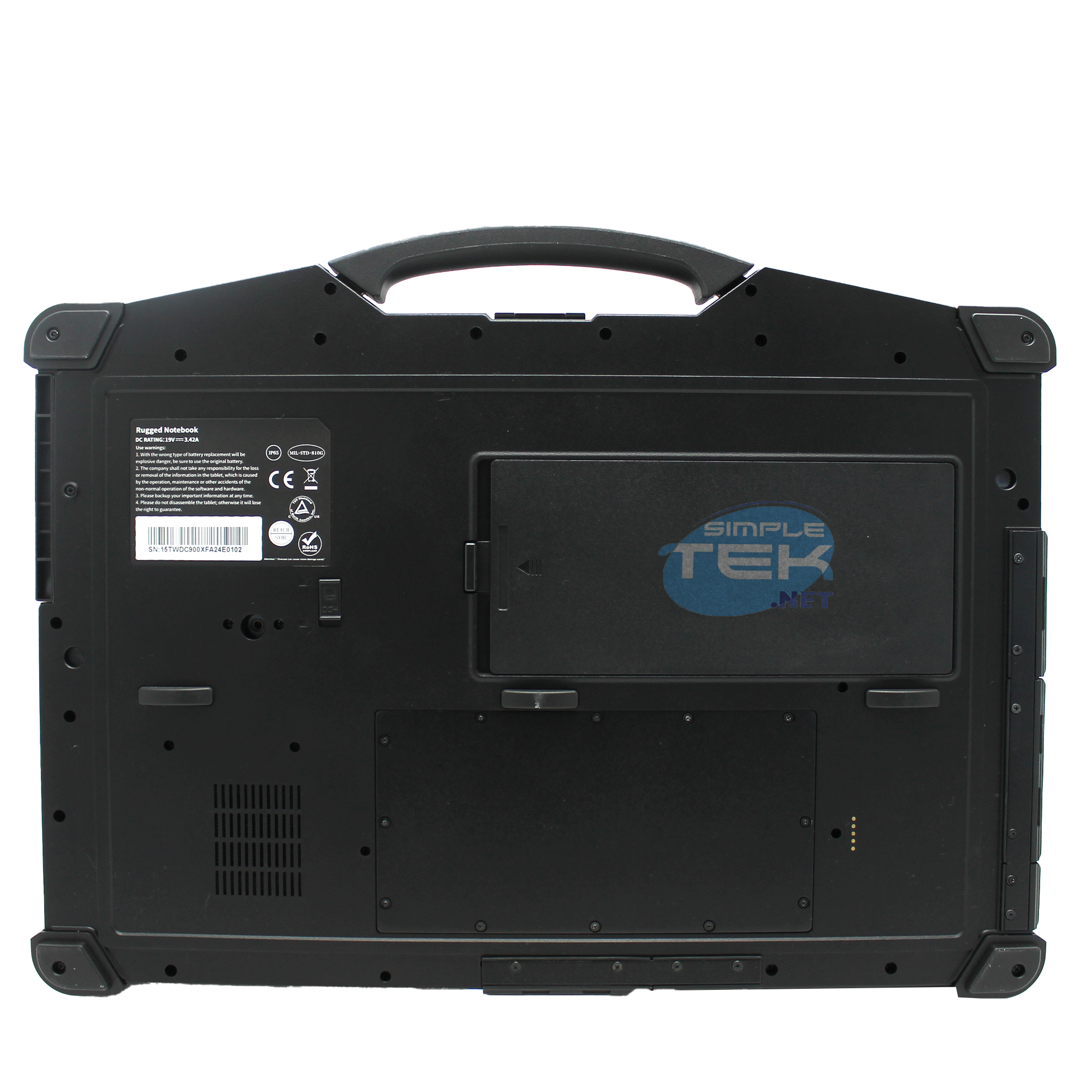 Notebook Rugged 15 " 32GB 240GB i7-1165G7 Windows 10 Profi Computer IP65 RS232 - Bild 9 von 9